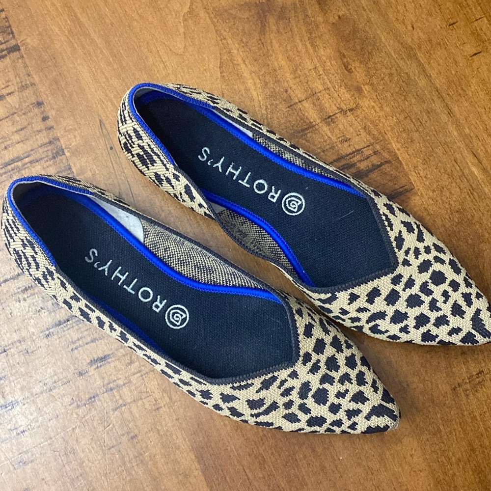 Rothy’s leopard print flats